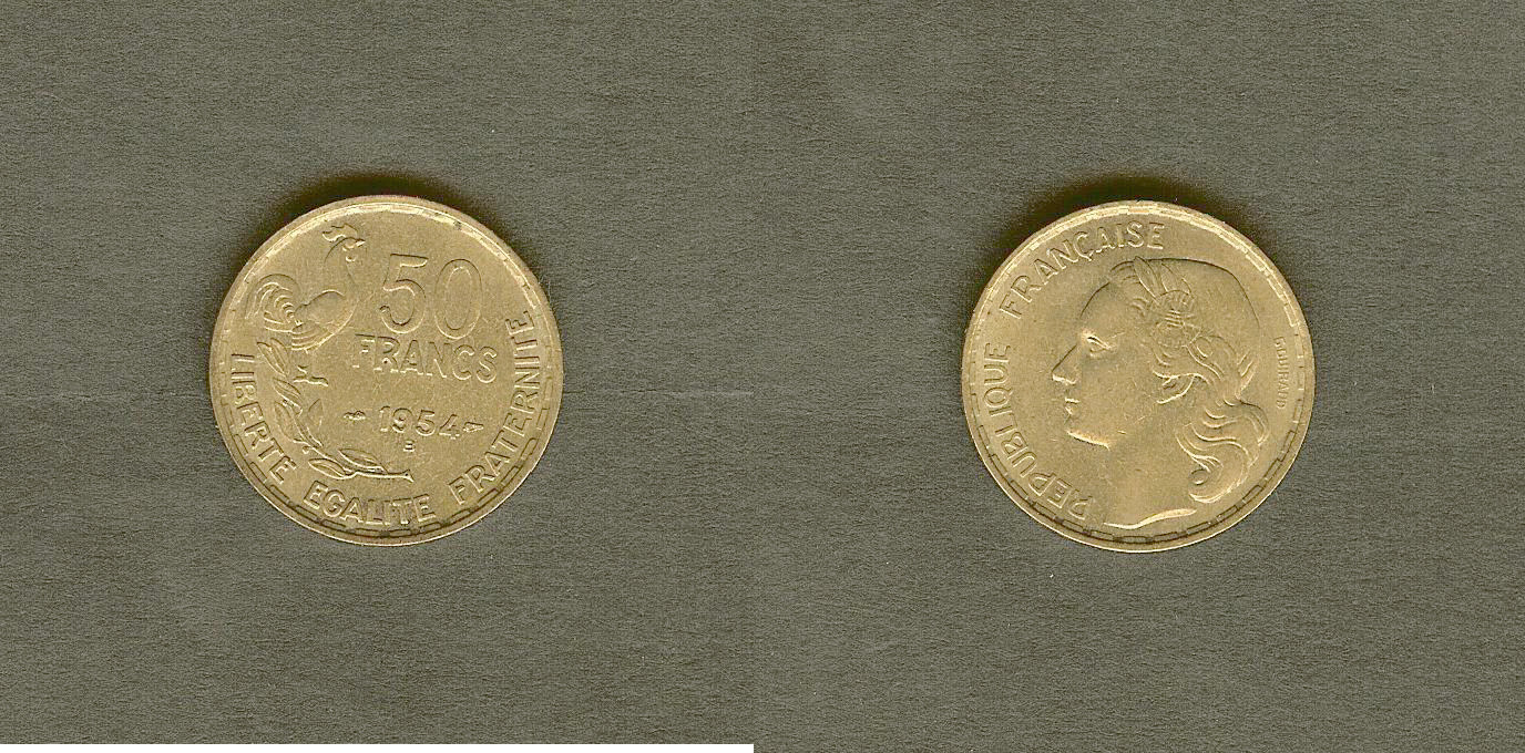 50 francs Guiraud 1954B AU